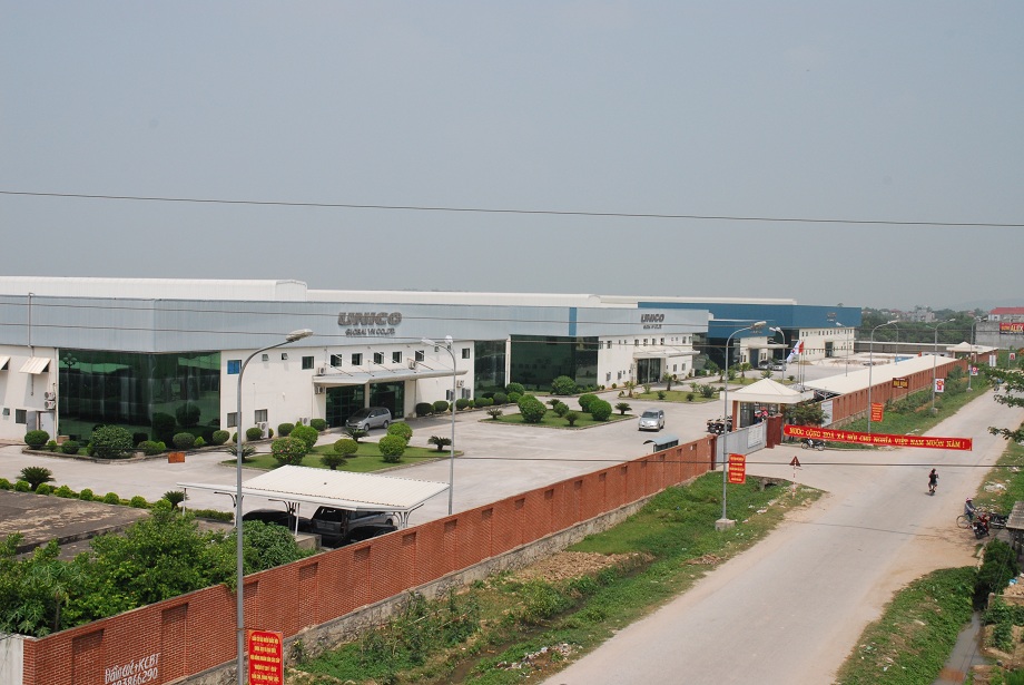 Nhà máy công ty TNHH UNICO GLOBAL Bắc Giang