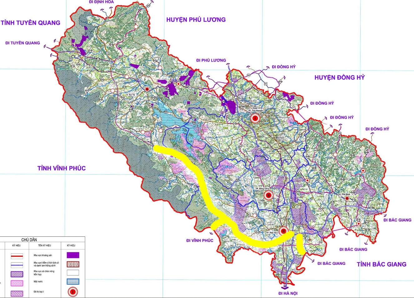 Toàn cảnh khu vực được xây dựng tuyến đường gần 4.000 tỷ, kết nối 3 trung tâm công nghiệp của miền Bắc