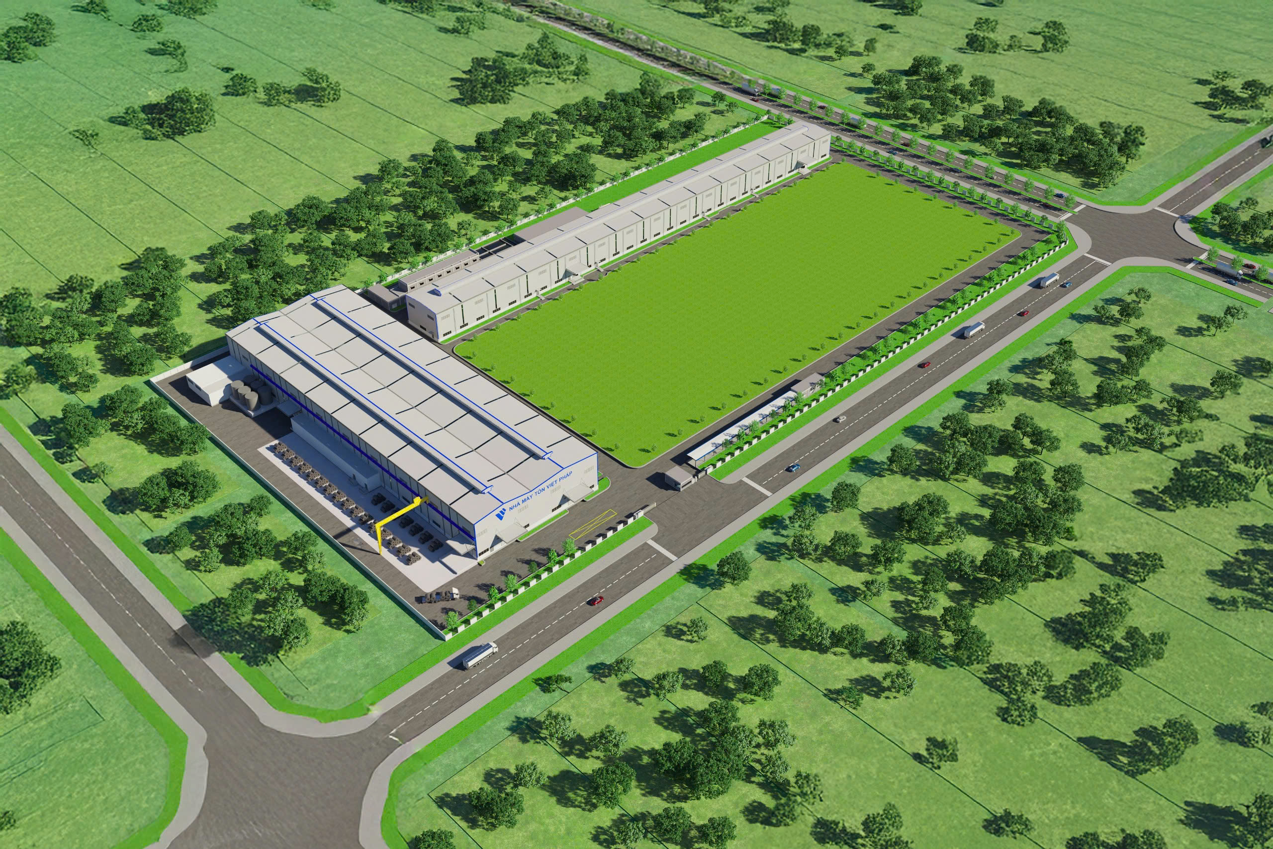 Nhà máy Sản xuất Tôn thép Việt Pháp số 2 – Giai đoạn 1