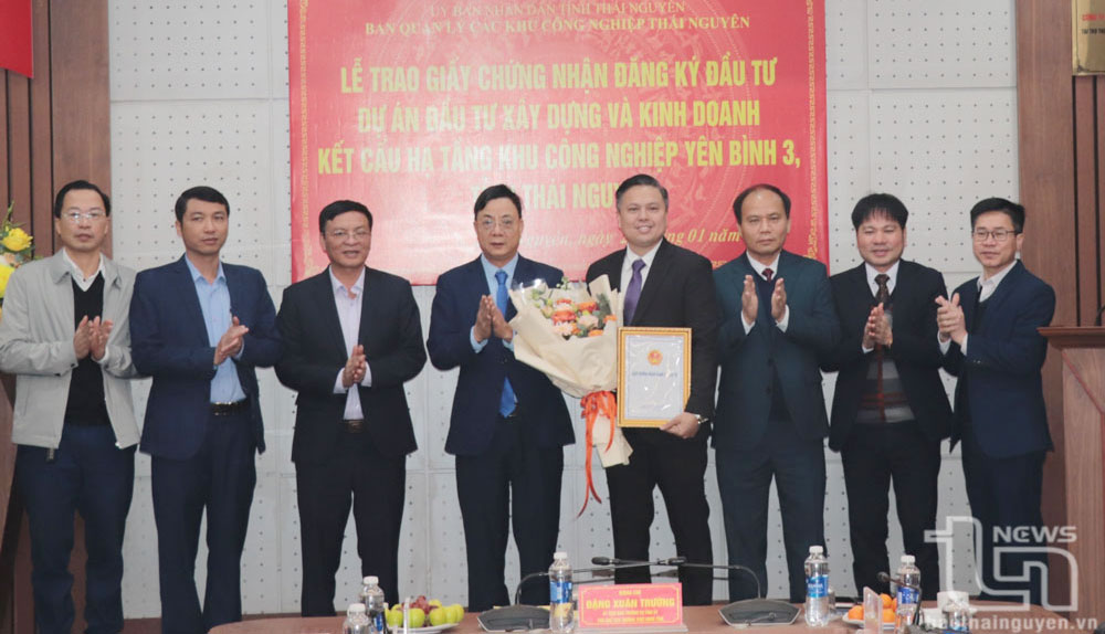 THÁI NGUYÊN: CẤP MỚI 2 DỰ ÁN FDI VỚI TỔNG VỐN ĐĂNG KÝ 10,8 TRIỆU USD