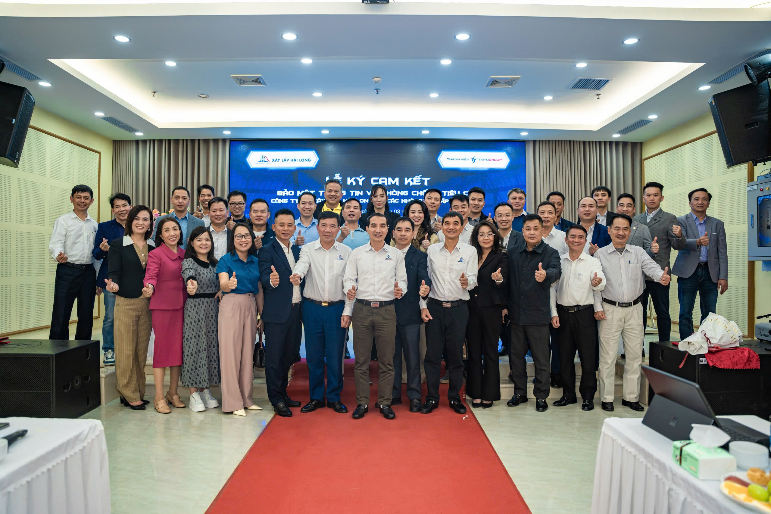 XÂY LẮP HẢI LONG TỔ CHỨC HỘI NGHỊ THẢO LUẬN GIẢI PHÁP PHỐI HỢP VỚI CÁC NHÀ THẦU PHỤ VÀ ĐƠN VỊ CUNG ỨNG VẬT TƯ