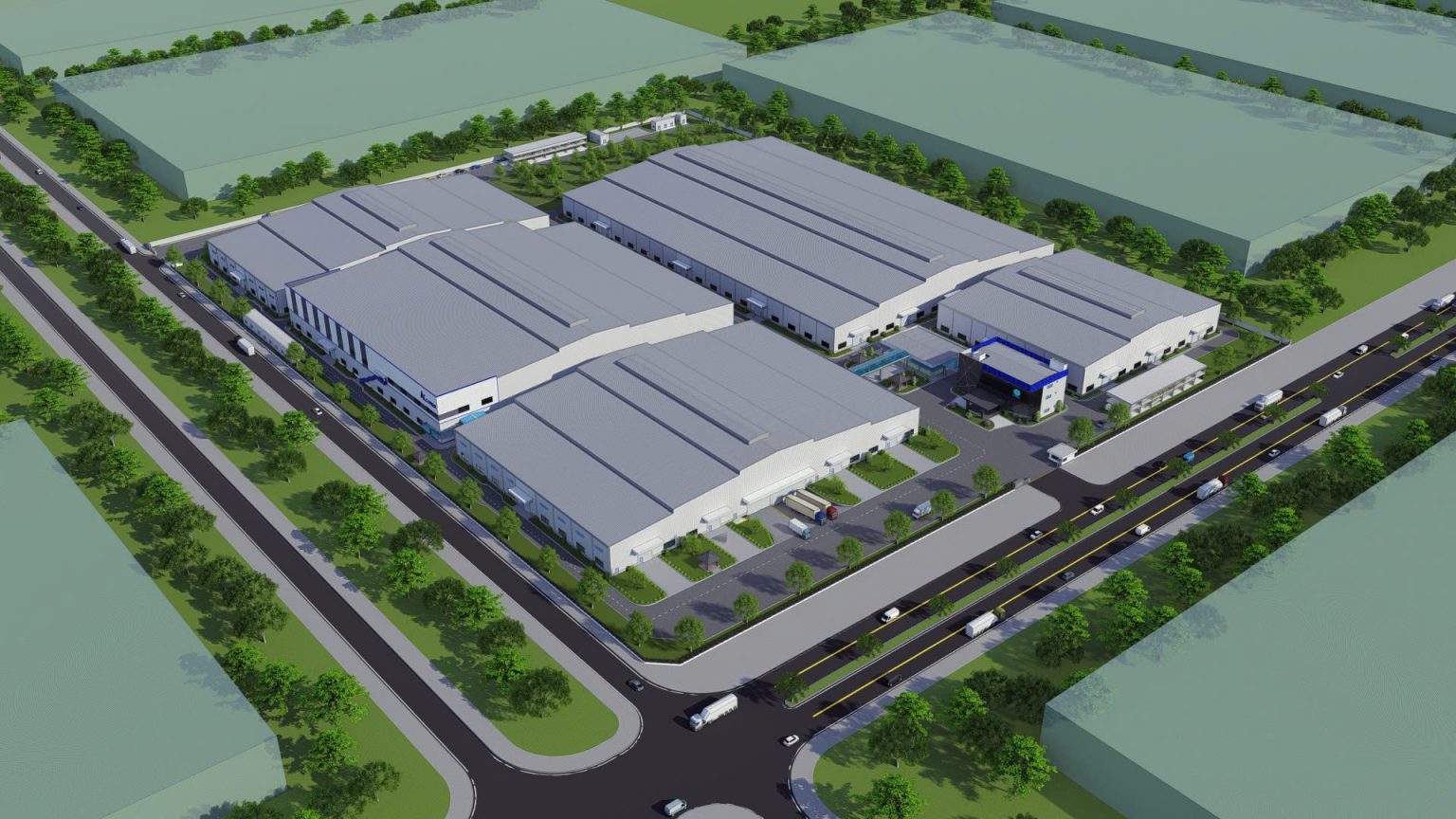 Nhà máy Sản xuất Vật liệu hoàn thiện Nhôm Việt Dũng