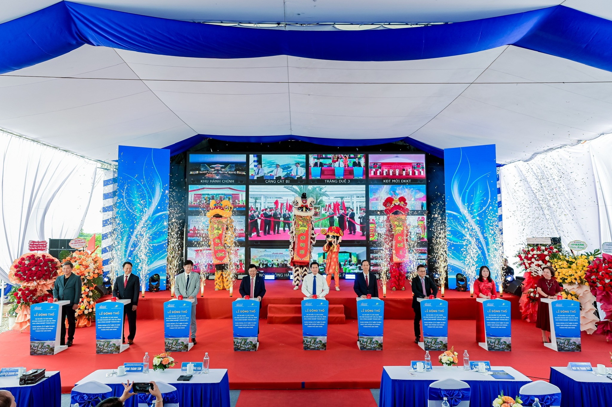 LỄ ĐỘNG THỔ DỰ ÁN KCN TRÀNG DUỆ 3 – DẤU ẤN MỚI CHO CÔNG NGHIỆP HẢI PHÒNG