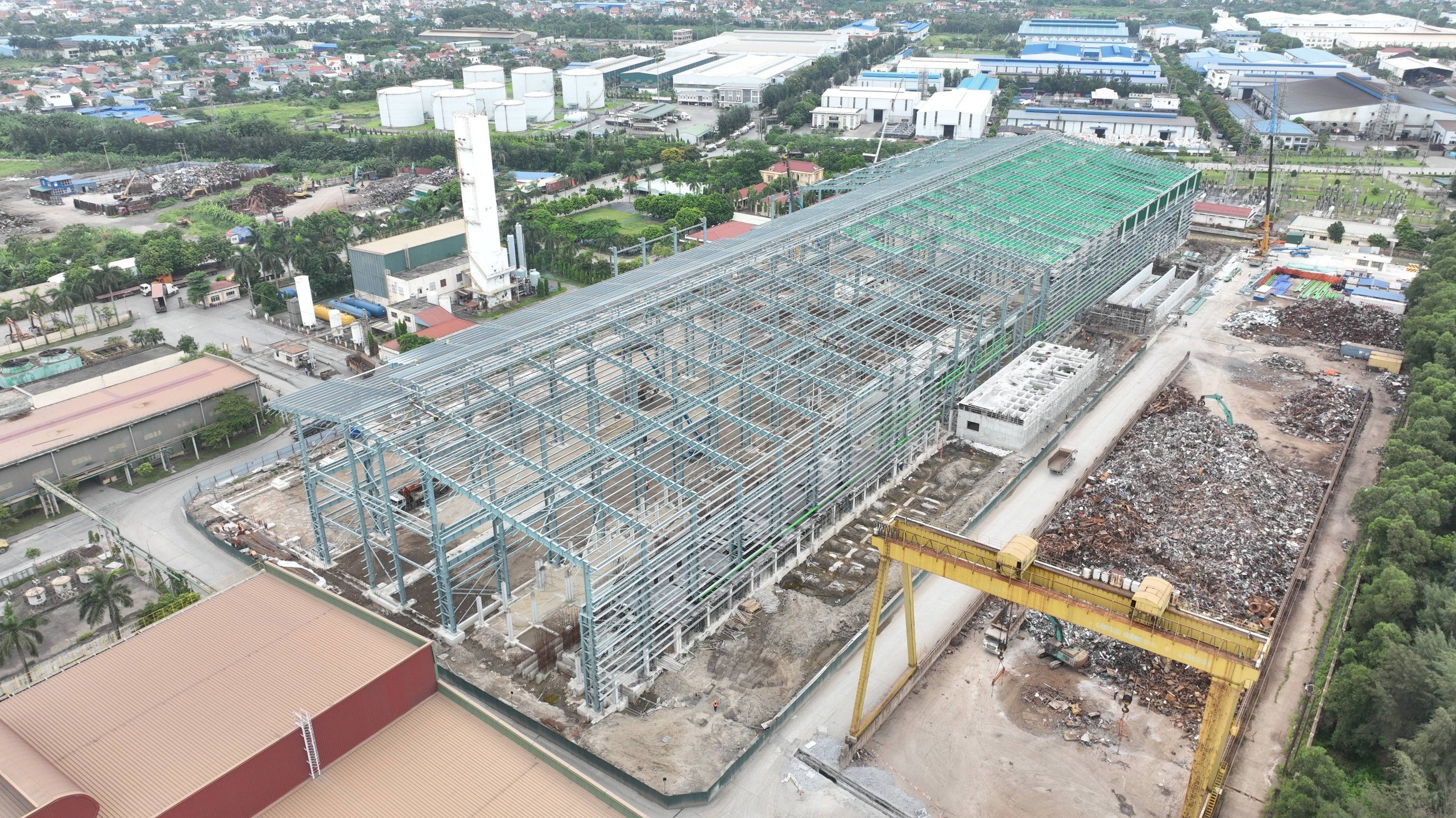 Dự án Kết cấu thép - Nhà máy Thép Việt - Ý 